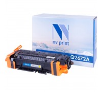 Лазерный картридж NV Print NV-Q2672AY для HP LaserJet Color 3500, 3550n, 3700 (совместимый, жёлтый, 4000 стр.)