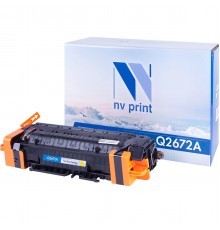 Лазерный картридж NV Print NV-Q2672AY для HP LaserJet Color 3500, 3550n, 3700 (совместимый, жёлтый, 4000 стр.)