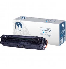 Лазерный картридж NV Print NV-CE741AC для HP LaserJet Color CP5220, CP5225, CP5225dn, CP5225n (совместимый, голубой, 7300 стр.)
