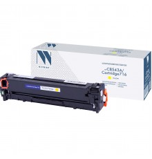 Лазерный картридж NV Print NV-CB542A, 716Y для HP LaserJet Color CP1215, CM1312, CM1312nfi, CP1215 (совместимый, жёлтый, 1400 стр.)