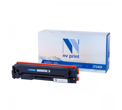Лазерный картридж NV Print NV-CF540XBk для для HP Color LaserJet Pro M254dw, M254nw, MFP M280nw, M281fdn, M281fdw (совместимый, чёрный, 3200 стр.)