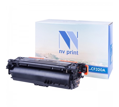 Лазерный картридж NV Print NV-CF320ABk для HP LaserJet Color M651dn, M651n, M651xh, MFP-M680dn, M680f (совместимый, чёрный, 11500 стр.)