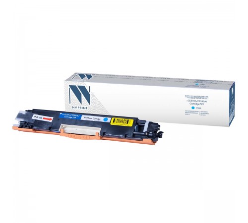 Лазерный картридж NV Print NV-CE311A, CF351A, 729C для HP LaserJet Color Pro 100 M175a, M175nw, CP1025 (совместимый, голубой, 1000 стр.)