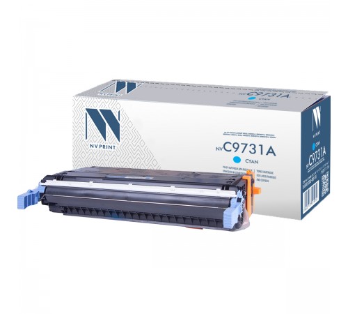 Лазерный картридж NV Print NV-C9731AC для HP LaserJet Color 5500, 5500dn, 5500dtn, 5500hdn, 5500n, 5550, 5550dn, (совместимый, голубой, 12000 стр.)