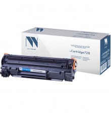 Лазерный картридж NV Print NV-728 для Canon i-SENSYS MF4370, MF4410, MF4430, MF4450, MF4450d (совместимый, чёрный, 2100 стр.)
