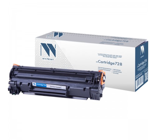 Лазерный картридж NV Print NV-728 для Canon i-SENSYS MF4370, MF4410, MF4430, MF4450, MF4450d, MF4550, MF4550D, MF4570 (совместимый, чёрный, 2100 стр.)