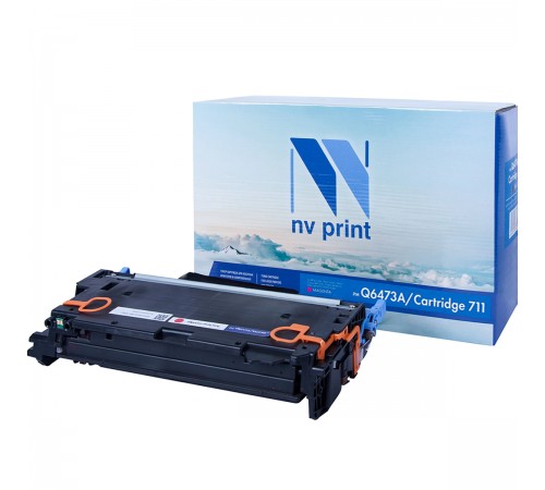 Лазерный картридж NV Print NV-Q6473A, 711M для HP LaserJet Color 3505, 3505x, 3505n, 3505dn, 3600, 3600n (совместимый, пурпурный, 4000 стр.)