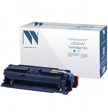 Лазерный картридж NV Print NV-CE251A, 723C для HP LaserJet Color CP3525, CP3525dn, CP3525n, CP3525x (совместимый, голубой, 7000 стр.)