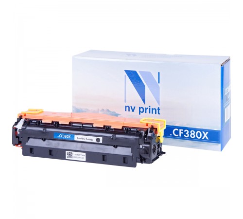 Лазерный картридж NV Print NV-CF380XBk для HP LaserJet Color Pro M476dn, M476dw, M476nw (совместимый, чёрный, 4400 стр.)