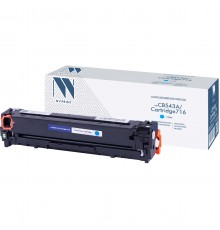 Лазерный картридж NV Print NV-CB541A, 716C для HP LaserJet Color CP1215, CM1312, CM1312nfi, CP1215 (совместимый, голубой, 1400 стр.)