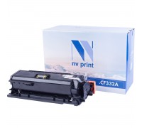 Лазерный картридж NV Print NV-CF332AY для HP LaserJet Color M651dn, M651n, M651xh (совместимый, жёлтый, 15000 стр.)