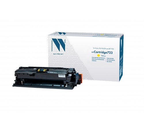 Лазерный картридж NV Print NV-723Y для LBP 7750 (совместимый, жёлтый, 8500 стр.)