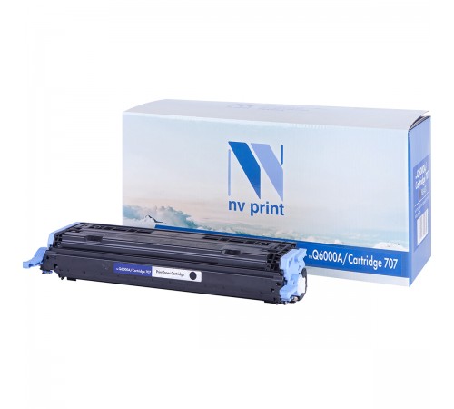 Лазерный картридж NV Print NV-Q6000A, 707Bk для HP LaserJet Color 1600, 2600n, 2605, 2605dn, 2605dtn (совместимый, чёрный, 2500 стр.)