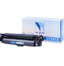 Лазерный картридж NV Print NV-CF361XC для HP LaserJet Color M552dn, M553dn, M553n, M553x, MFP-M577dn, M577f (совместимый, голубой, 9500 стр.)
