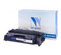 Лазерный картридж NV Print NV-C-EXV40X для для Canon iR1133, iR1133A, iR1133IF (совместимый, чёрный, 6000 стр.)