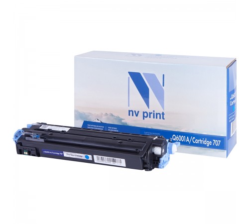 Лазерный картридж NV Print NV-Q6001A, 707C для HP LaserJet Color 1600, 2600n, 2605, 2605dn, 2605dt (совместимый, голубой, 2000 стр.)