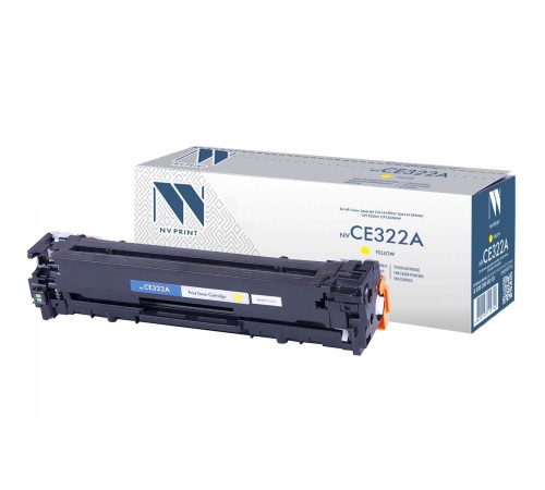 Лазерный картридж NV Print NV-CE322AY для HP LaserJet Color Pro CP1525n, CP1525nw, CM1415fn, CM1415fnw (совместимый, жёлтый, 1300 стр.)