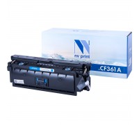 Лазерный картридж NV Print NV-CF361AC для HP LaserJet Color M552dn, M553dn, M553n, M553x, M577dn, M577f (совместимый, голубой, 5000 стр.)