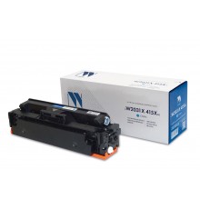 Лазерный картридж NV Print NV-W2031X-415XNC-C для для HP Color LaserJet M454DN, M479DW, M479 (совместимый, голубой, 6000 стр., БЕЗ ЧИПА)