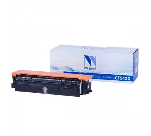 Лазерный картридж NV Print NV-CF543XM для для HP Color LaserJet Pro M254dw, M254nw, MFP M280nw, M281fdn, M281fdw (совместимый, пурпурный, 2500 стр.)