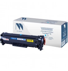 Лазерный картридж NV Print NV-CE411A, CC531A, 718C для HP LaserJet Color M351a, M375nw, M451dn, M451dw (совместимый, голубой, 2800 стр.)