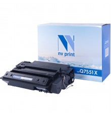 Лазерный картридж NV Print NV-Q7551X для HP LaserJet P3005, P3005d, P3005dn, P3005n, P3005x, M3027, M3027x (совместимый, чёрный, 13000 стр.)