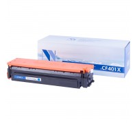 Лазерный картридж NV Print NV-CF401XC для HP LaserJet Color Pro M252dw, M252n, M274n, M277dw, M277n (совместимый, голубой, 2300 стр.)