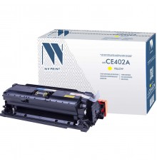 Лазерный картридж NV Print NV-CE402AY для HP LaserJet Color M551n, M551xh, M551dn, M570dn, M570dw (совместимый, жёлтый, 6000 стр.)