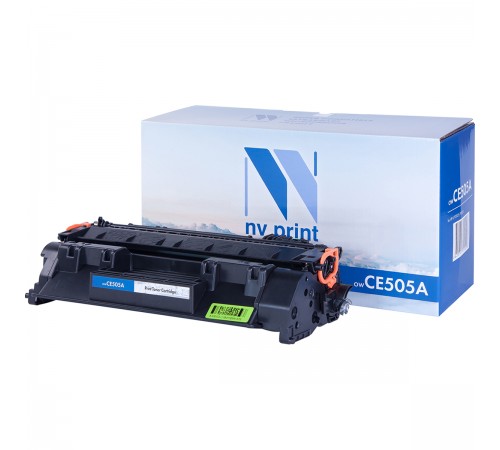 Лазерный картридж NV Print NV-CE505A для HP LaserJet P2035, P2035n, P2055, P2055d, P2055dn, P2055d (совместимый, чёрный, 2300 стр.)