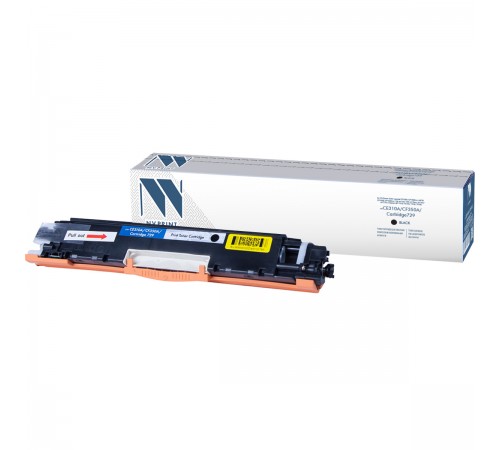 Лазерный картридж NV Print NV-CE310A, CF350A, 729Bk для HP LaserJet Color Pro 100 M175a, M175nw (совместимый, чёрный, 1300 стр.)