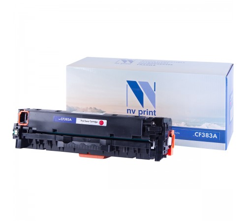 Лазерный картридж NV Print NV-CF383AM для HP LaserJet Color Pro M476dn, M476dw, M476nw (совместимый, пурпурный, 2700 стр.)