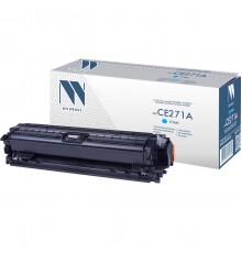 Лазерный картридж NV Print NV-CE271AC для HP LaserJet Color CP5525dn, CP5525n, CP5525xh, M750dn, M750n (совместимый, голубой, 15000 стр.)