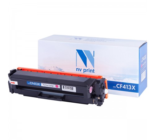 Лазерный картридж NV Print NV-CF413XM для HP LaserJet Color Pro M377dw, M452nw, M452dn, M477fdn, M477fdw, M47 (совместимый, пурпурный, 5000 стр.)