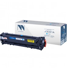 Лазерный картридж NV Print NV-CE321AC для HP LaserJet Color Pro CP1525n, CP1525nw, CM1415fn, CM1415fnw (совместимый, голубой, 1300 стр.)