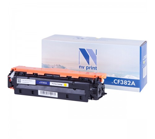 Лазерный картридж NV Print NV-CF382AY для HP LaserJet Color Pro M476dn, M476dw, M476nw (совместимый, жёлтый, 2700 стр.)