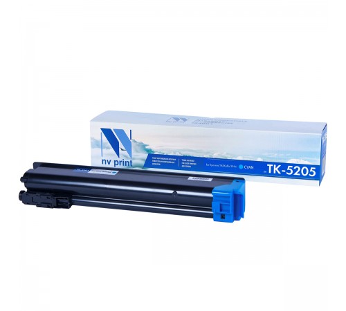 Лазерный картридж NV Print NV-TK5205C для Kyocera TASKalfa 356ci (совместимый, голубой, 12000 стр.)