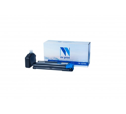 Лазерный картридж NV Print NV-TK5270C для для Kyocera ECOSYS M6230, Kyocera ECOSYS P6230, Kyocera ECOSYS M6630, TK-5270C (совместимый, голубой, 6000 стр.)