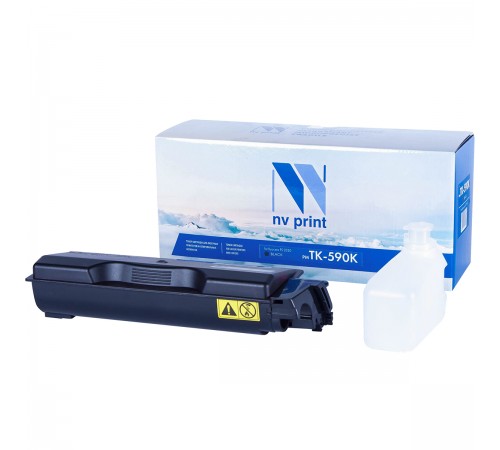 Лазерный картридж NV Print NV-TK590Bk для Kyocera FS-C2026MFP, C2126, C2526MFP, C2626, C5250DN, P6026cdn, M6026 (совместимый, чёрный, 7000 стр.)
