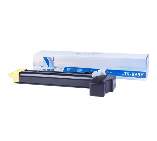 Лазерный картридж NV Print NV-TK895Y для Kyocera FS-C8020MFP, C8025MFP, C8520MFP, C8525MFP (совместимый, жёлтый, 6000 стр.)