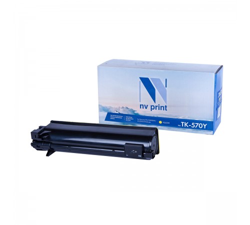 Лазерный картридж NV Print NV-TK570Y для для Kyocera ECOSYS P7035cdn, Kyocera ECOSYS P7035, Kyocera FS-C5400, Kyocera FS-C5400cdn, TK-570Y (совместимый, жёлтый, 12000 стр.)