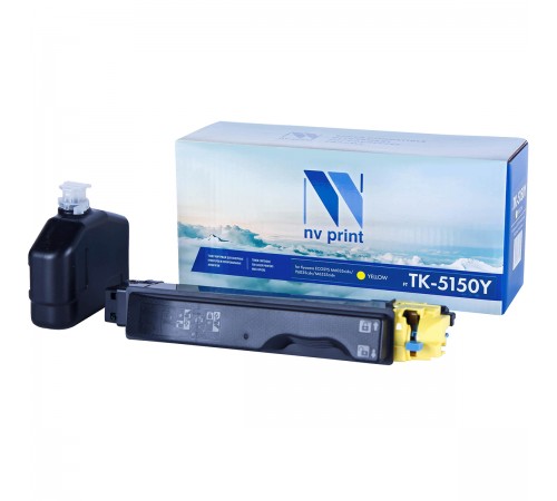 Лазерный картридж NV Print NV-TK5150Y для Kyocera ECOSYS M6035cidn, P6035cdn, M6535cidn (совместимый, жёлтый, 10000 стр.)