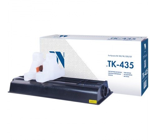 Лазерный картридж NV Print NV-TK435 для Kyocera TASKalfa 180, 181, 220, 221 (совместимый, чёрный, 15000 стр.)