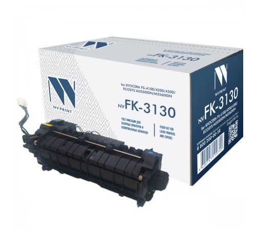 Узел фиксации NV Print NV-FK-3130 для для Kyocera FS-4100, 4200, 4300, ECOSYS M3550idn, M3560idn (совместимый, чёрный, 500000 стр.)