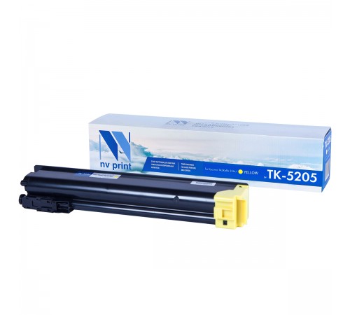 Лазерный картридж NV Print NV-TK5205Y для Kyocera TASKalfa 356ci (совместимый, жёлтый, 12000 стр.)