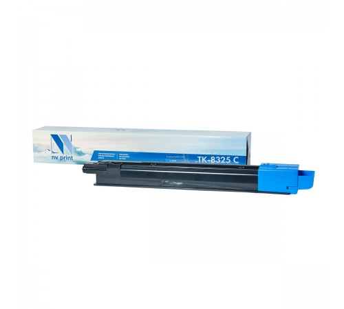 Тонер-картридж NV Print NV-TK-8325С для для Kyocera Taskalfa-2551ci (совместимый, голубой, 12000 стр.)