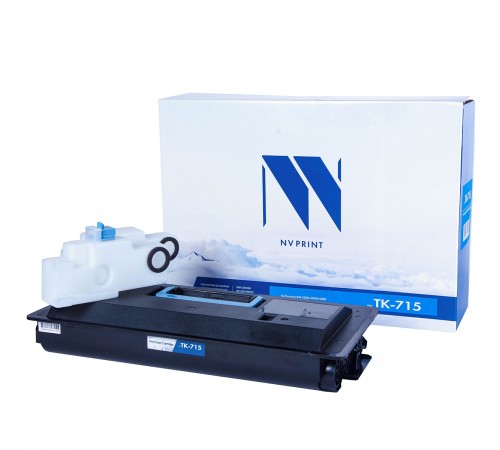 Лазерный картридж NV Print NV-TK715 для Kyocera KM 3050, 4050, 5050 (совместимый, чёрный, 34000 стр.)