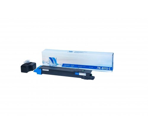 Лазерный картридж NV Print NV-TK8115C для для Kyocera ECOSYS M8124, Kyocera ECOSYS M8130, TK-8115C (совместимый, голубой, 6000 стр.)