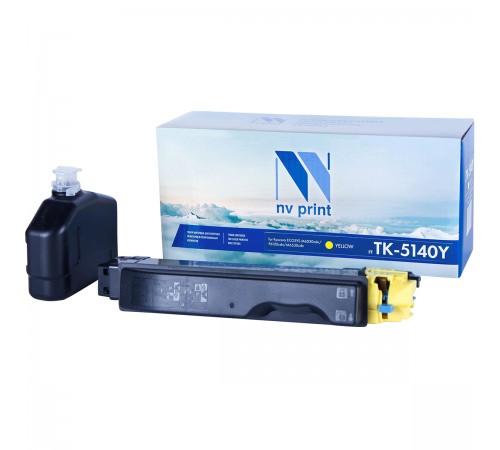 Лазерный картридж NV Print NV-TK5140Y для Kyocera ECOSYS M6030cdn, P6130cdn, M6530cdn (совместимый, жёлтый, 5000 стр.)