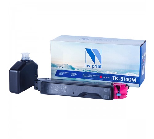 Лазерный картридж NV Print NV-TK5140M для Kyocera ECOSYS M6030cdn, P6130cdn, M6530cdn (совместимый, пурпурный, 5000 стр.)