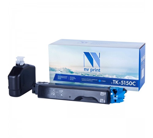Лазерный картридж NV Print NV-TK5150C для Kyocera ECOSYS M6035cidn, P6035cdn, M6535cidn (совместимый, голубой, 10000 стр.)